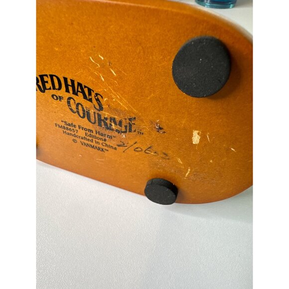 Safe From Harm Red Hats of Courage LIMITED 2 of 602 Little Girl Vanmark 8.5” - Picture 8 of 8